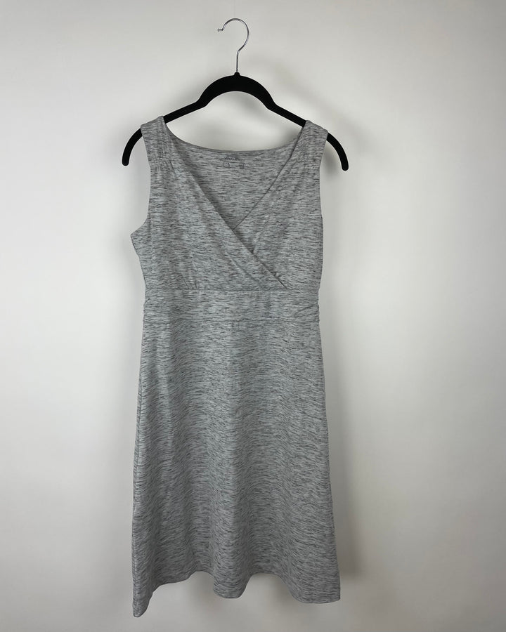 Heather Grey Sleeveless Dress - Small