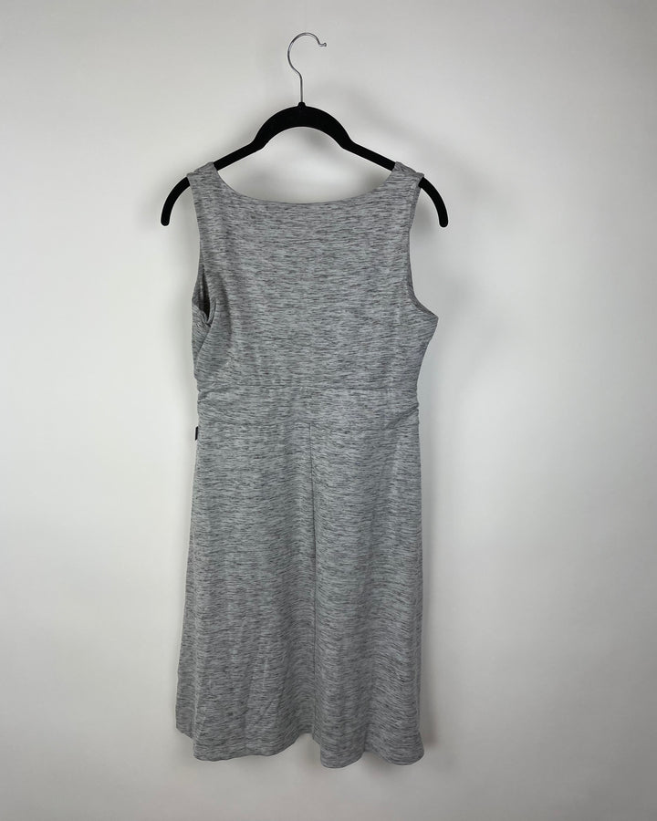Heather Grey Sleeveless Dress - Small