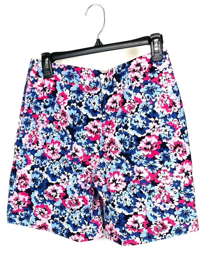 Floral Printed Skort - Size 4