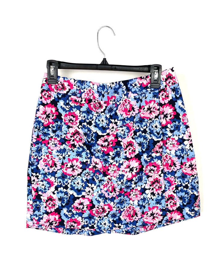 Floral Printed Skort - Size 4