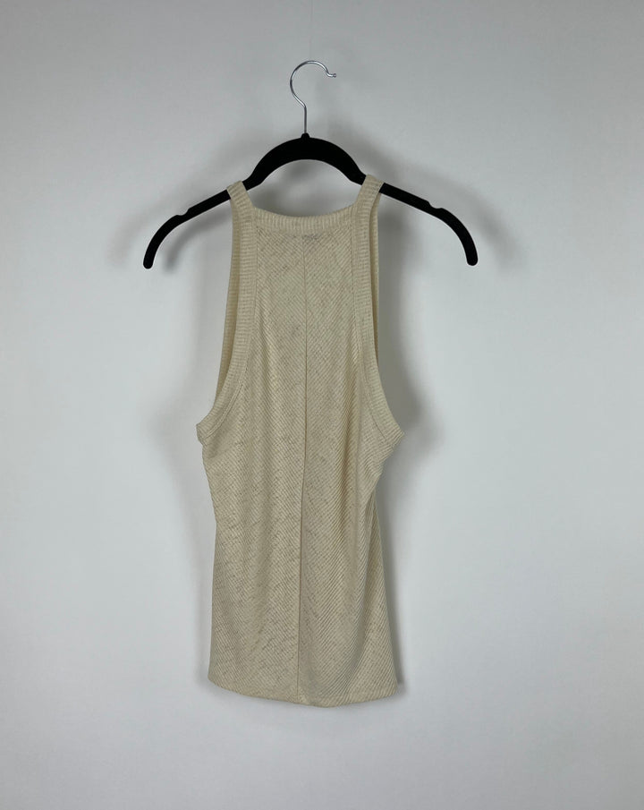 Tan Thin Tank Top - Small