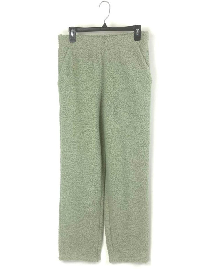 Light Green Plush Pants - Small