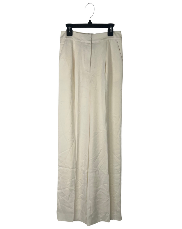 Cream Wide Leg Pant - Size 00, 6, 12 and 14