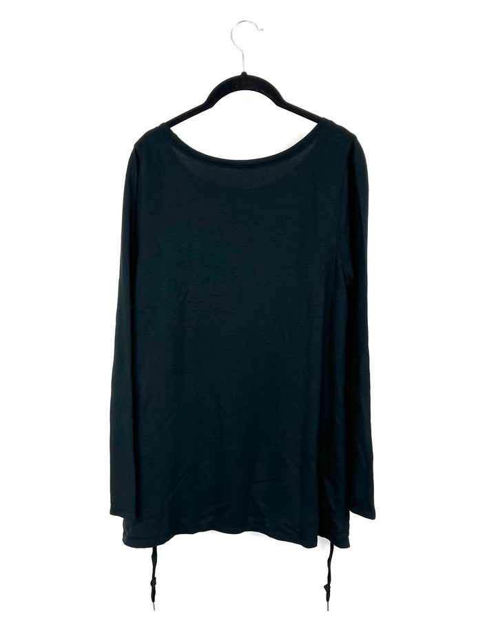 Black Long Sleeve Top - Small/Medium