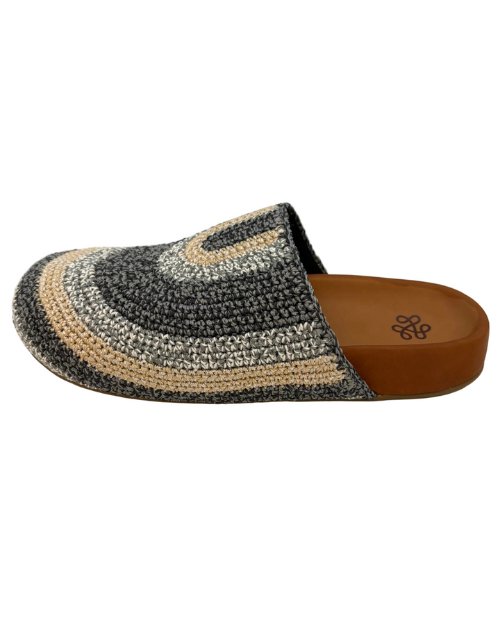 Shades Of Blue Crochet Clogs -  Size 8