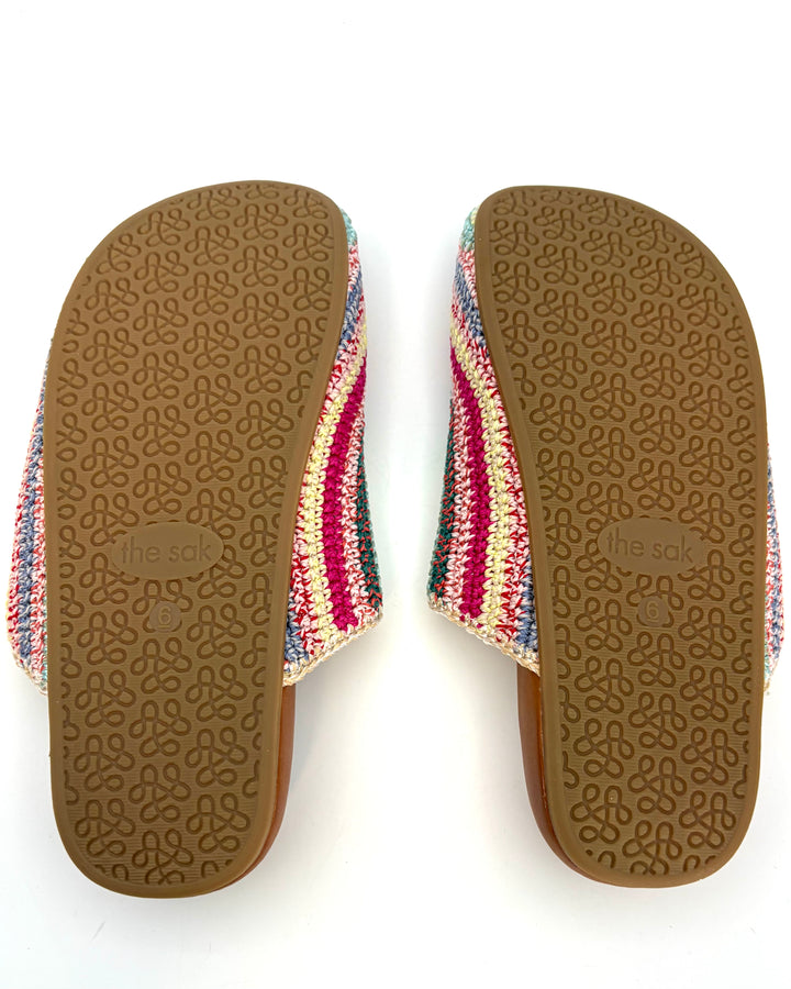 Colorful Crochet Clogs -  Size 7, 9, 10