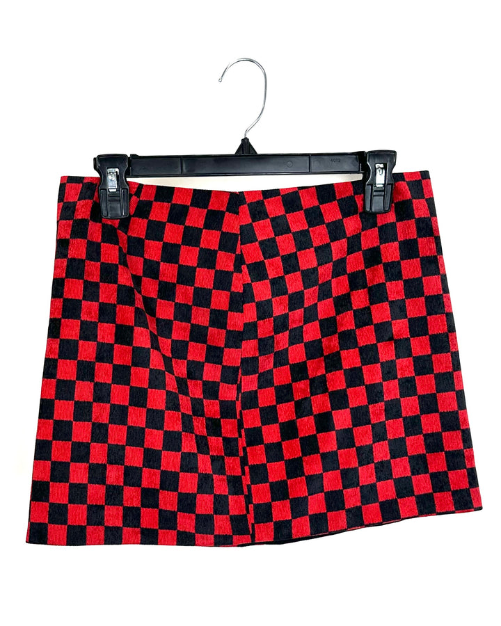 Mia Vesper Checkered Skirt - Size 4