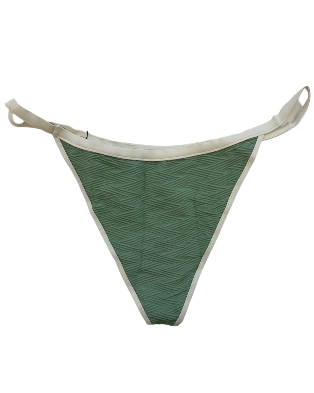 Olive Green Cheeky High Waisted Swim Bottom - Extra Extra Large