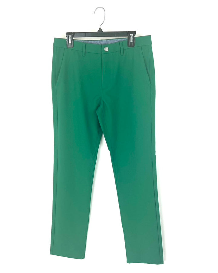 MENS Bright Green Pants - Size 32/32