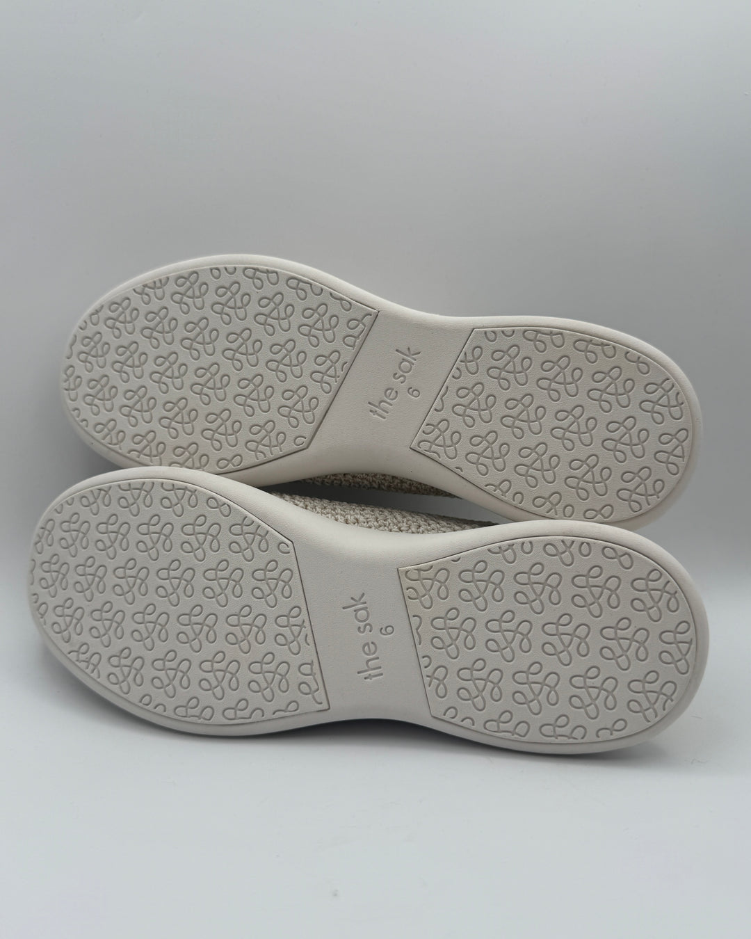 White Crochet Sneakers With Fruit Detail - Size 6