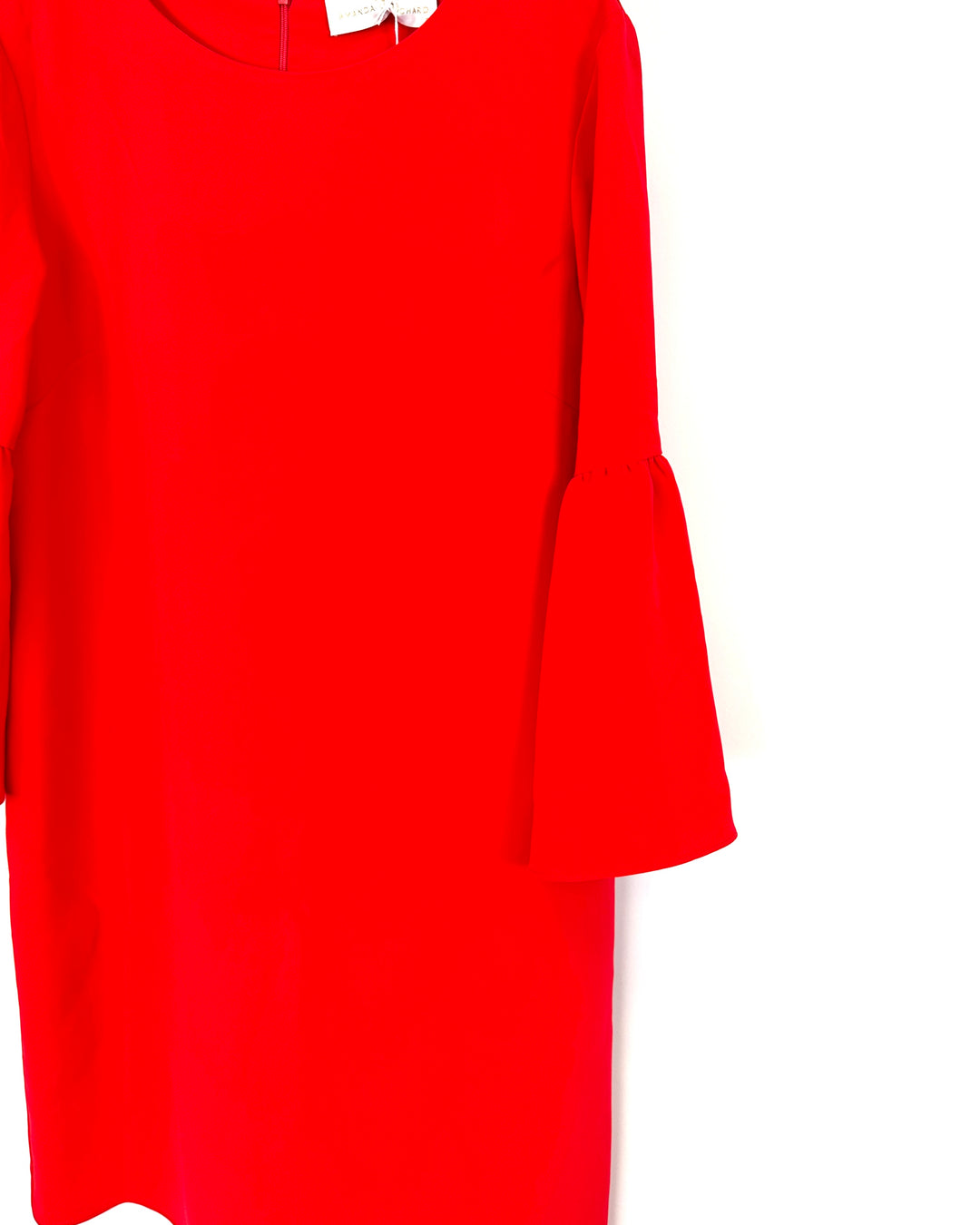 Red Quarter Sleeve Dress - Size 4