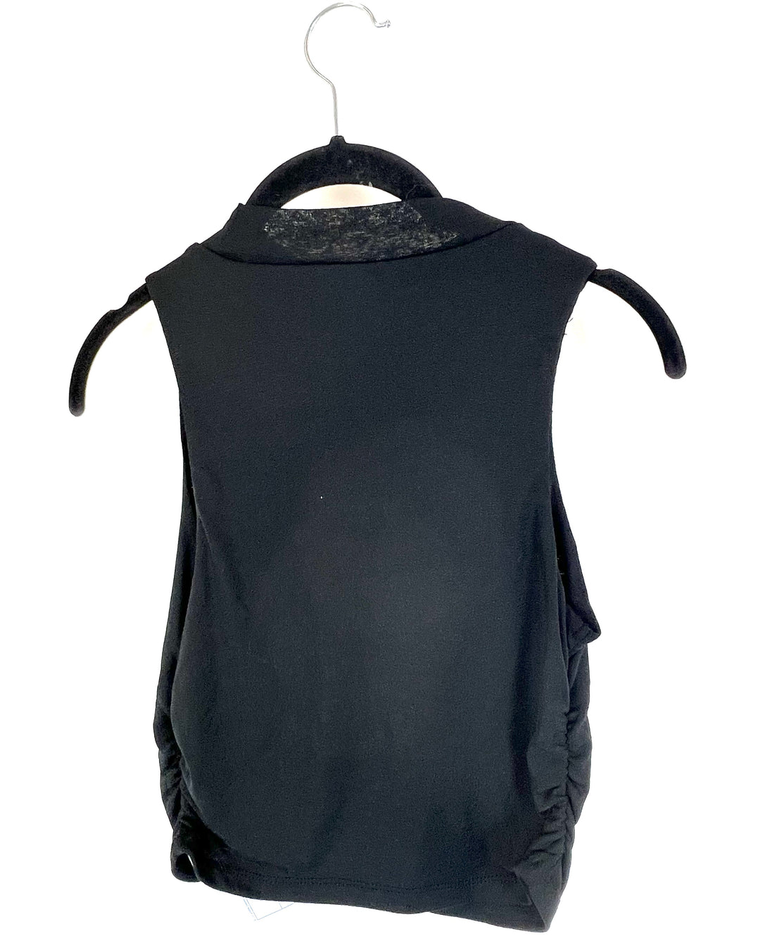 Black Mock Neck Top- Small