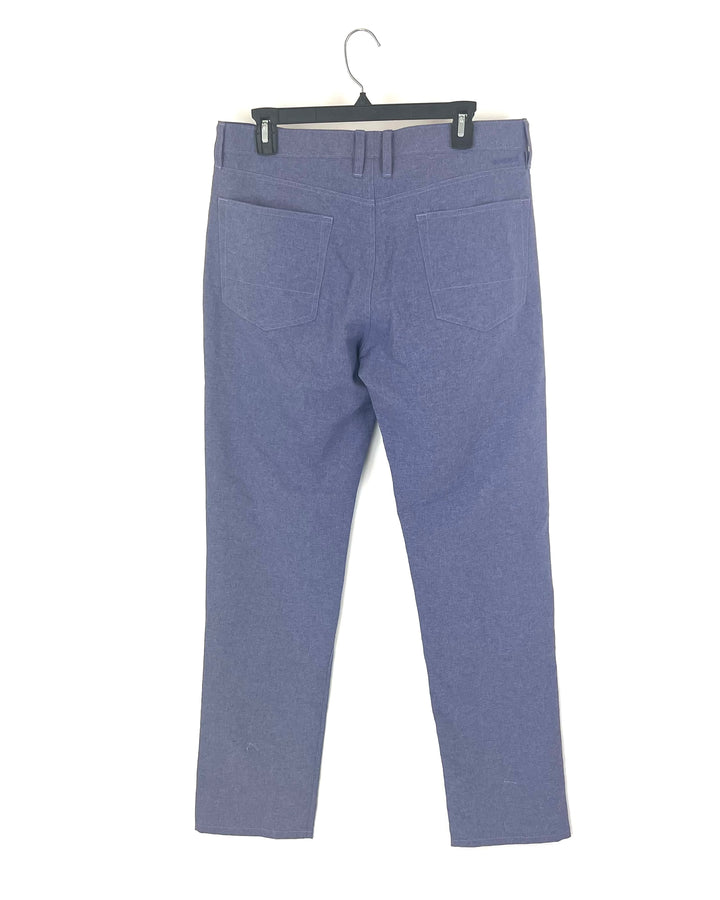 Mens Heathered Purple Golf Pants - 32 Waist