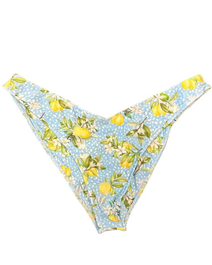 Blue Lemon High Cut And Cheeky Bikini Bottom - Extra Extra Large
