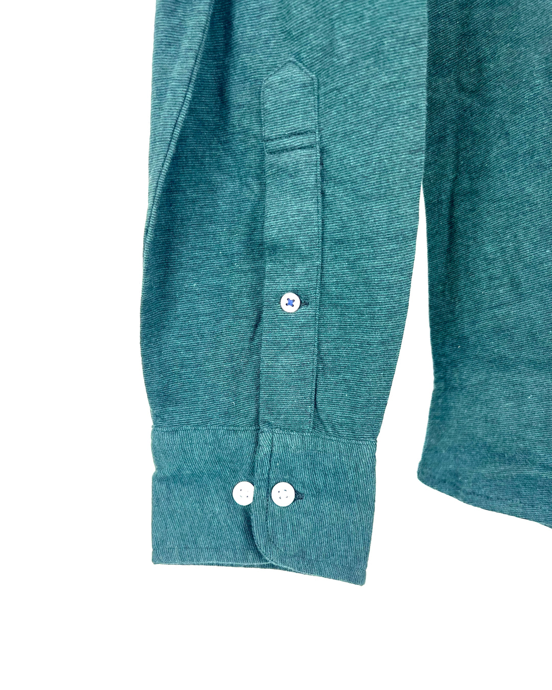 Dark Green Long Sleeve Button Down - Medium