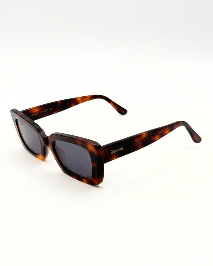 Illesteva Brown Tortise Shell Sunglasses