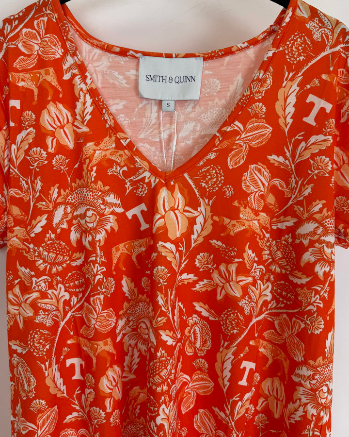 Bright Orange Tennessee Top - Extra Small - Extra Large