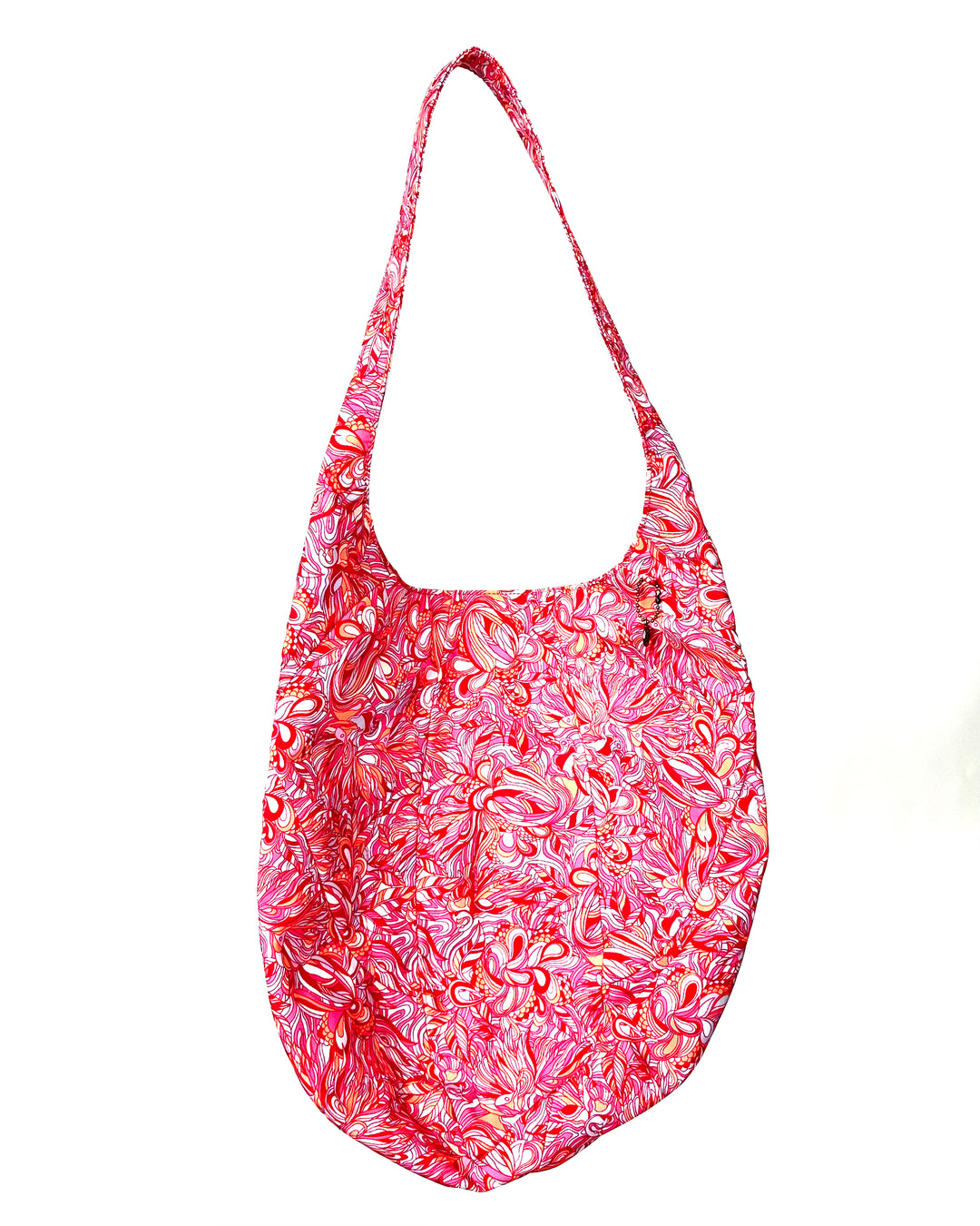 Pink Slouchy Large Multi-Pattern Tote