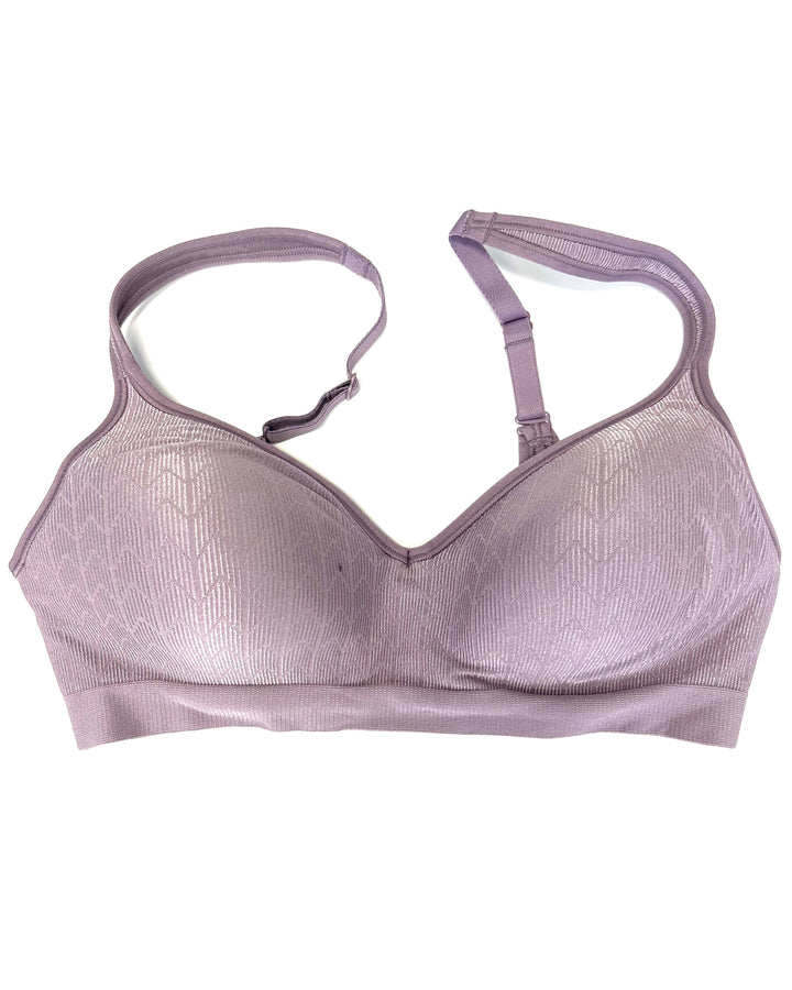 Light Purple Wireless T-Shirt Bra - 34C
