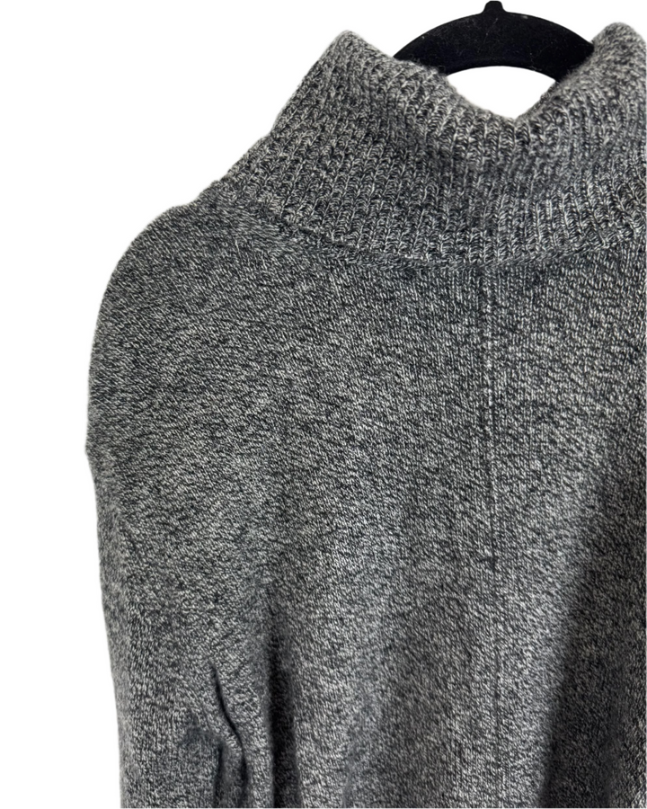 Charcoal Grey Turtleneck Sweater- Small