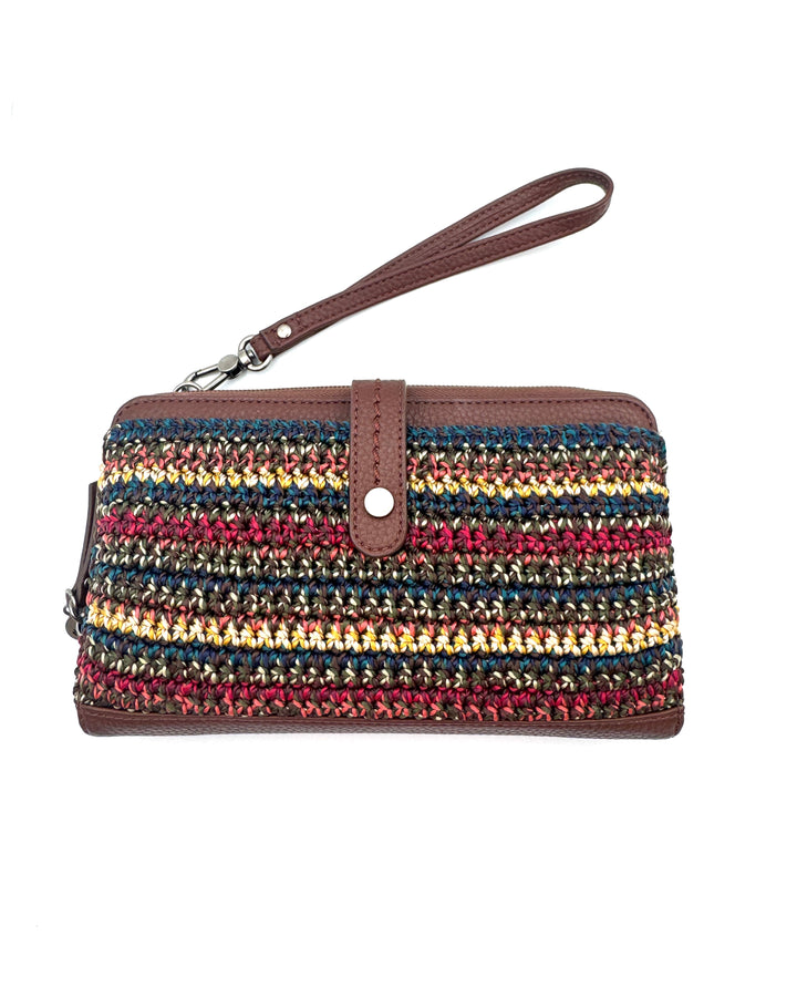 Brown Multi Way Crossbody/Wallet/Wristlet