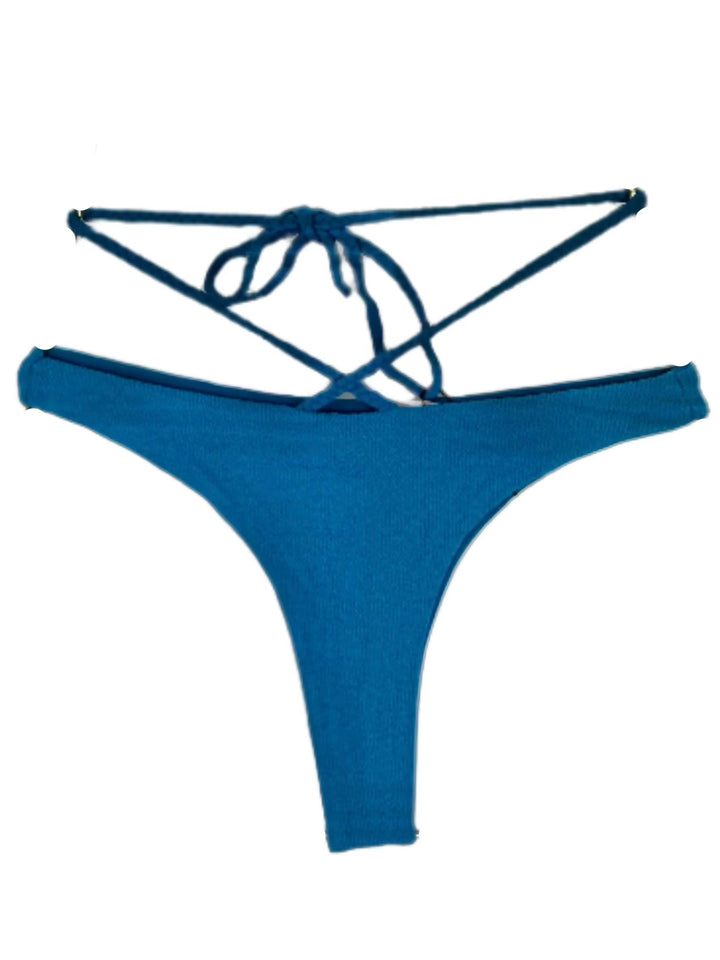 Dark Teal Thong Bikini Bottom - M, L, XL, XXL