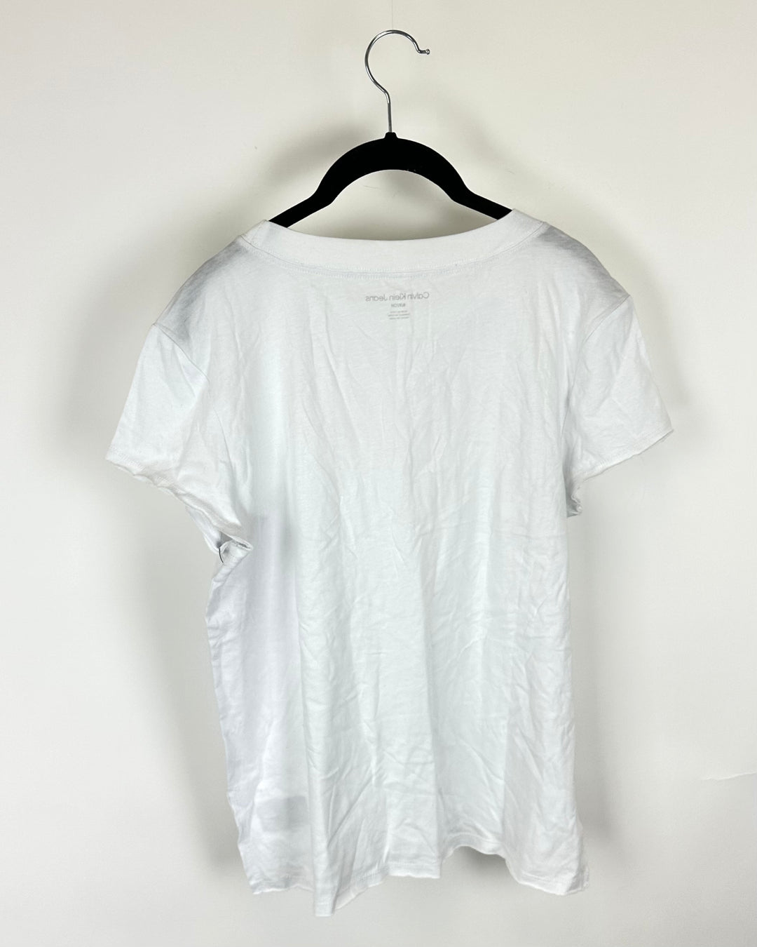 White Cap Sleeve Shirt - Small