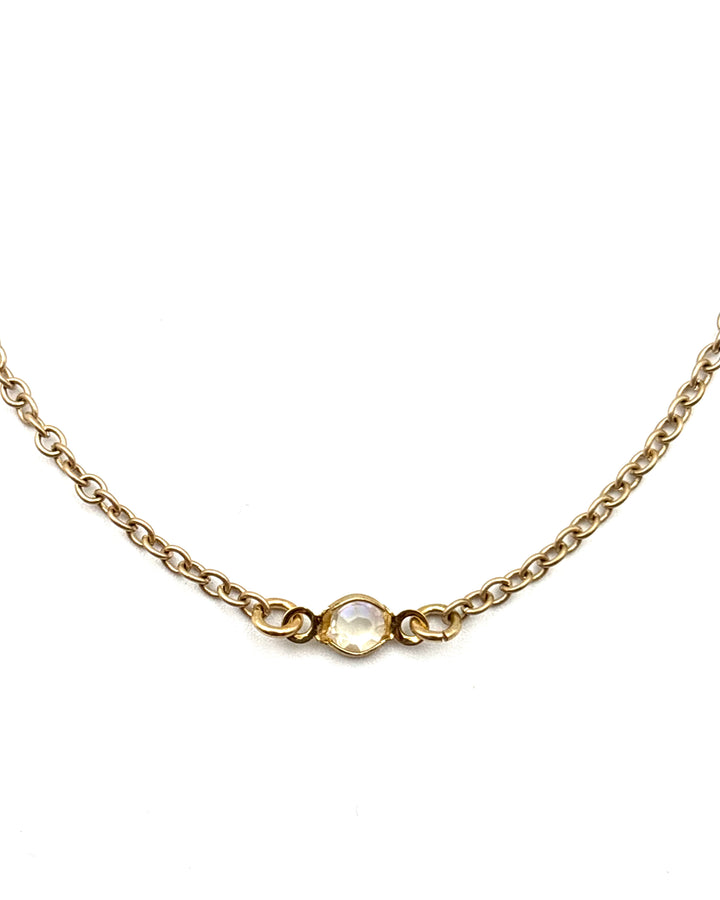 Dark Gold Chain Necklace