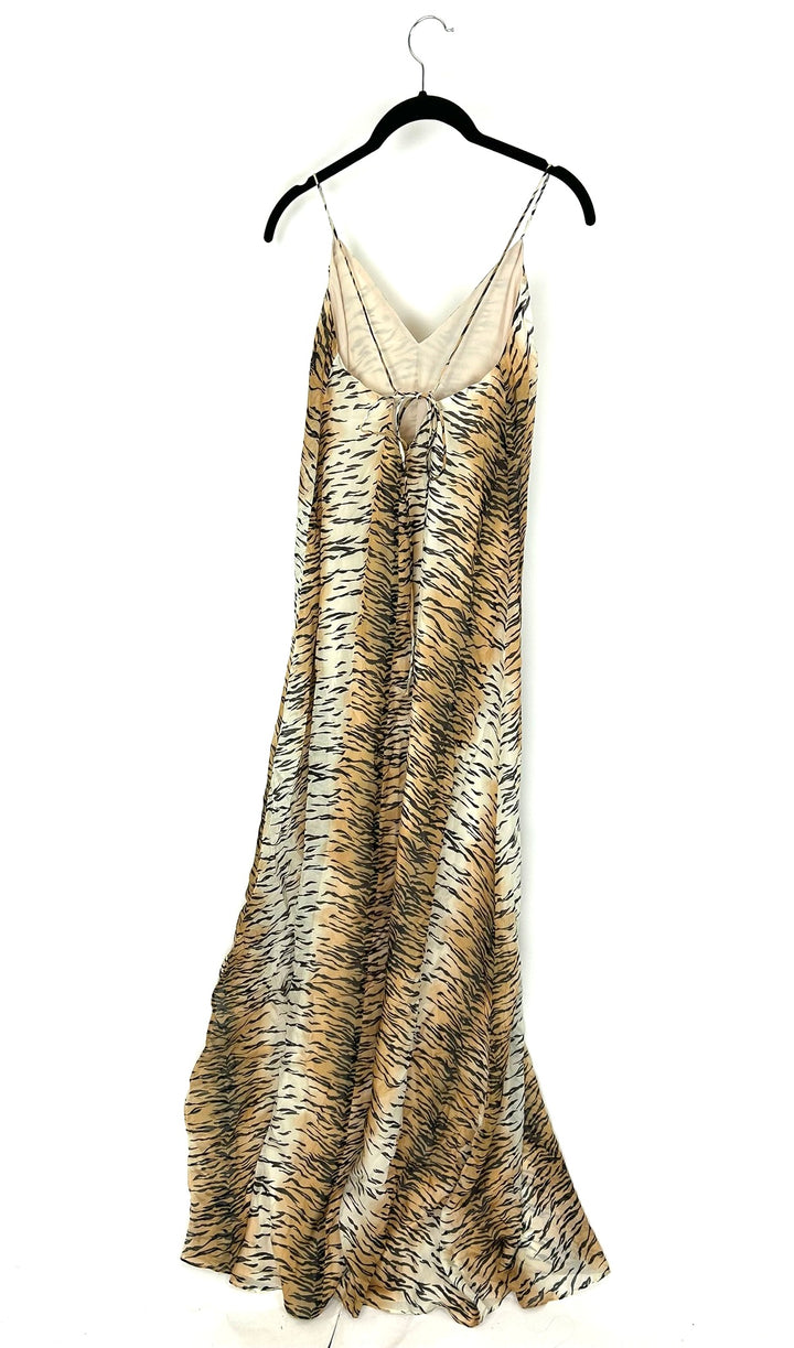 Maxi Animal Print Dress - Size 2/4