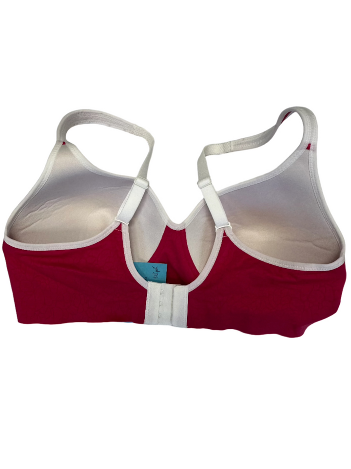 Red Seamless and Wireless Bra - 34B, 34C, 38C and 40DD