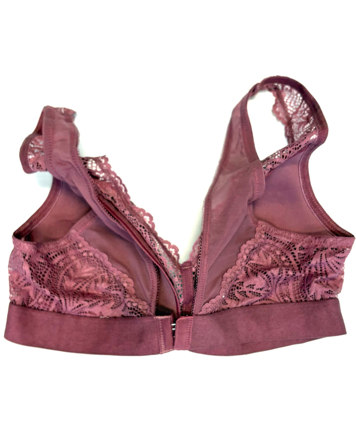 Charm Pink Lace Bralette - Small
