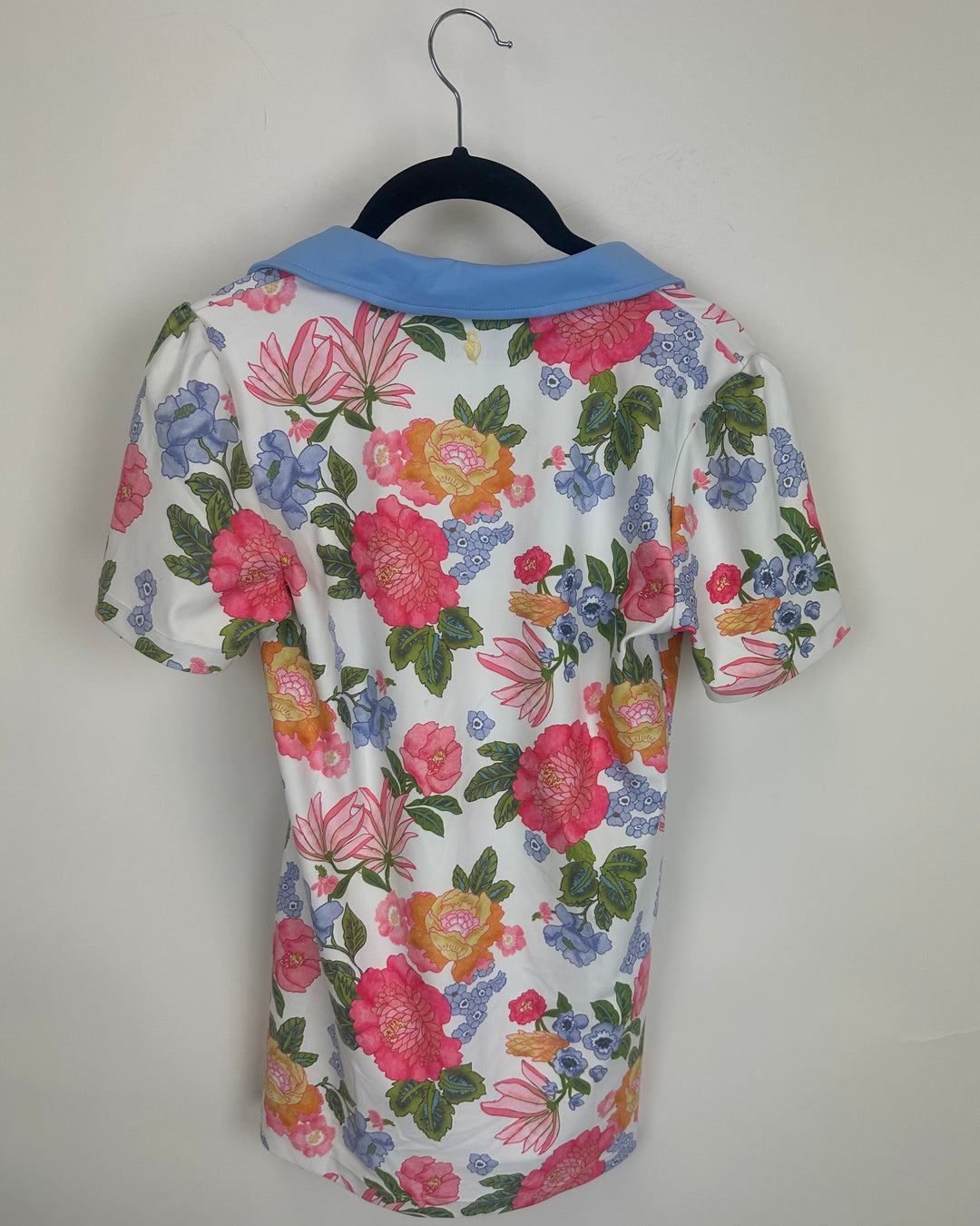 Floral Print Collared Athletic Top- Size 2/4