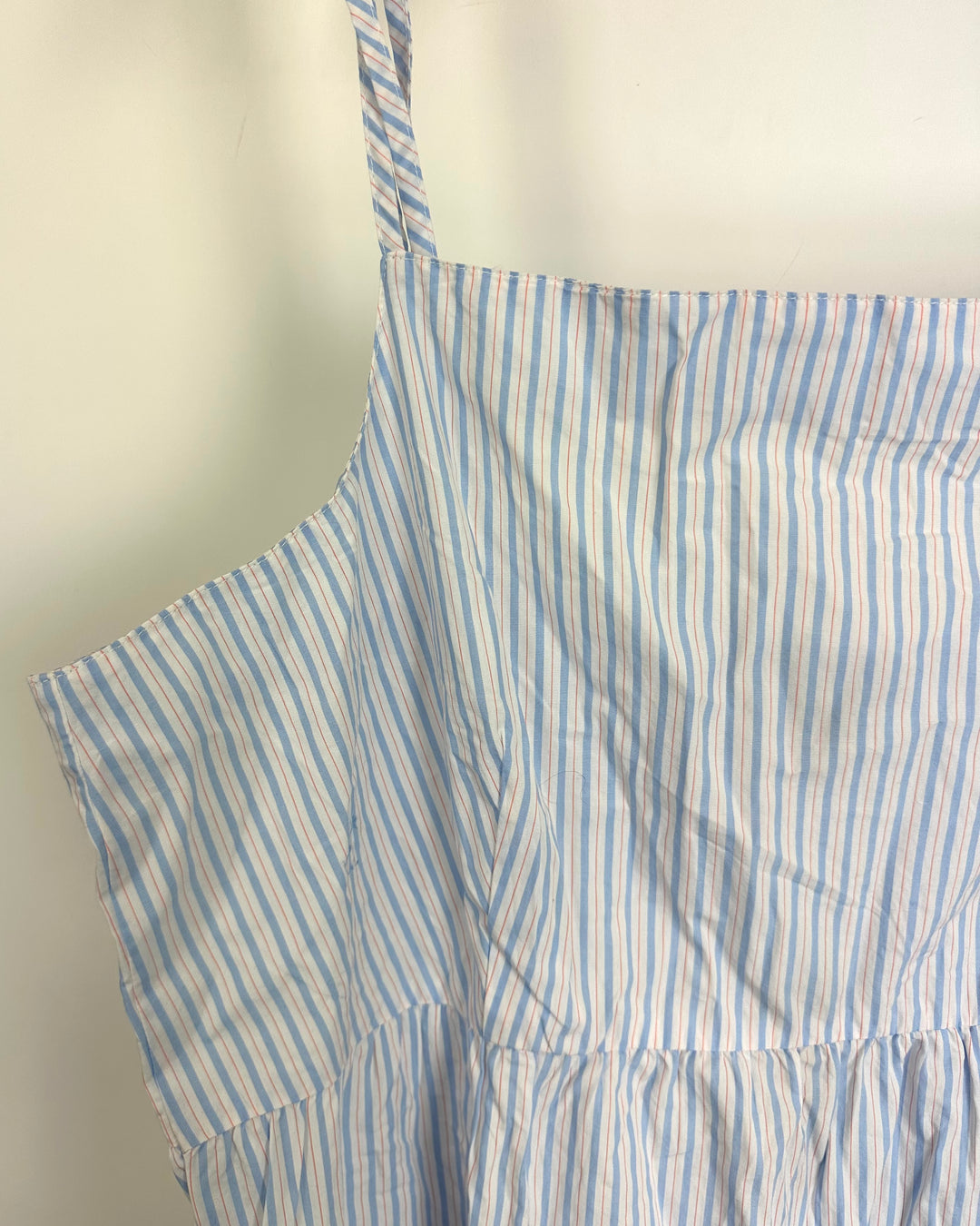 Tommy Hilfiger Pastel Blue Striped Shift Dress - Extra Extra Large