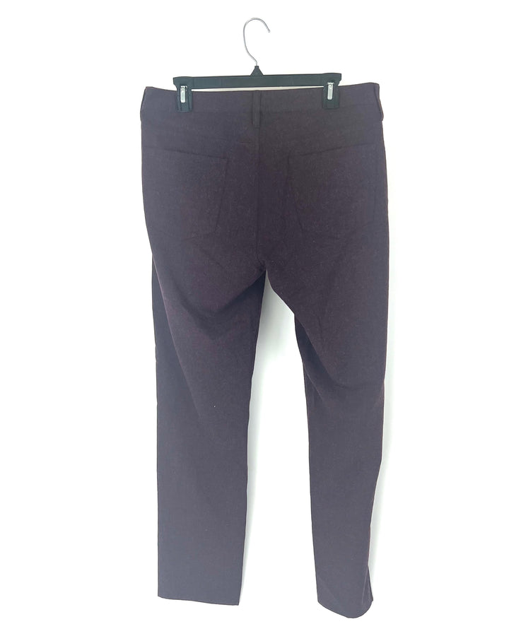MENS Plum Slim Pant - Size 32/32