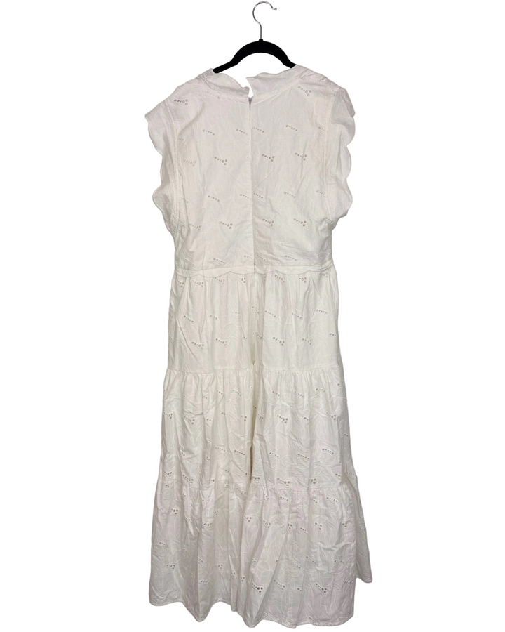 White Eyelet Dress - Size 8/10