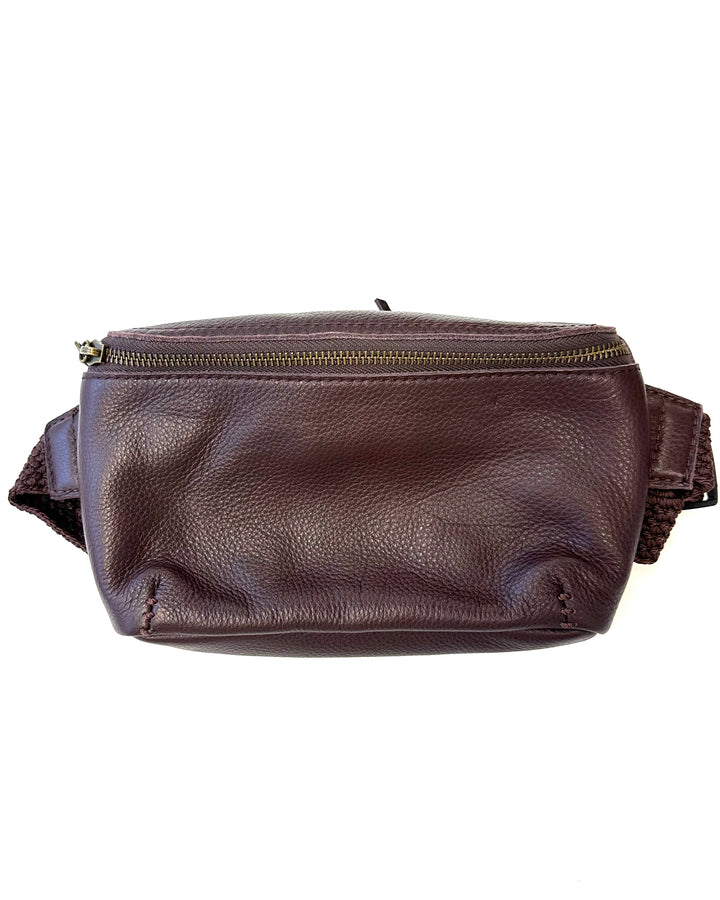 Mini Brown Leather Belt Bag