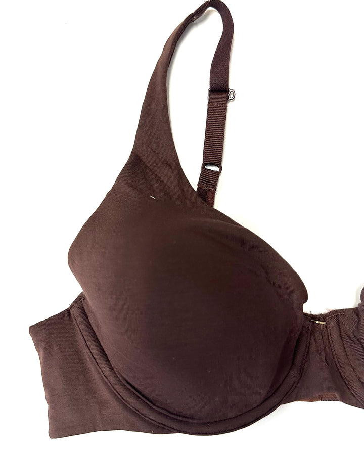 Dark Brown Underwire Multi Wear Strap Bra - 34B