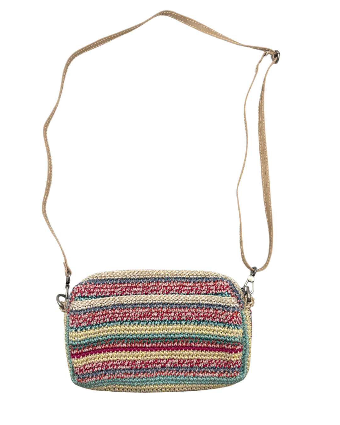 Multicolor Crochet Crossbody Bag