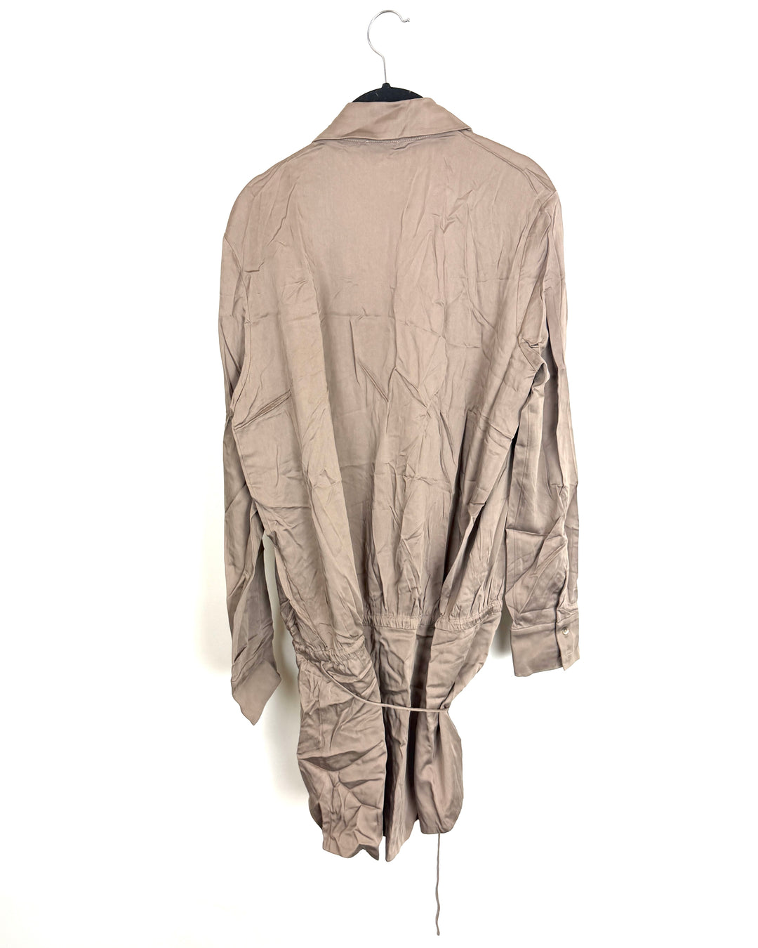 Stone Drawstring Shirt Dress - Size 0/2 and 2/4