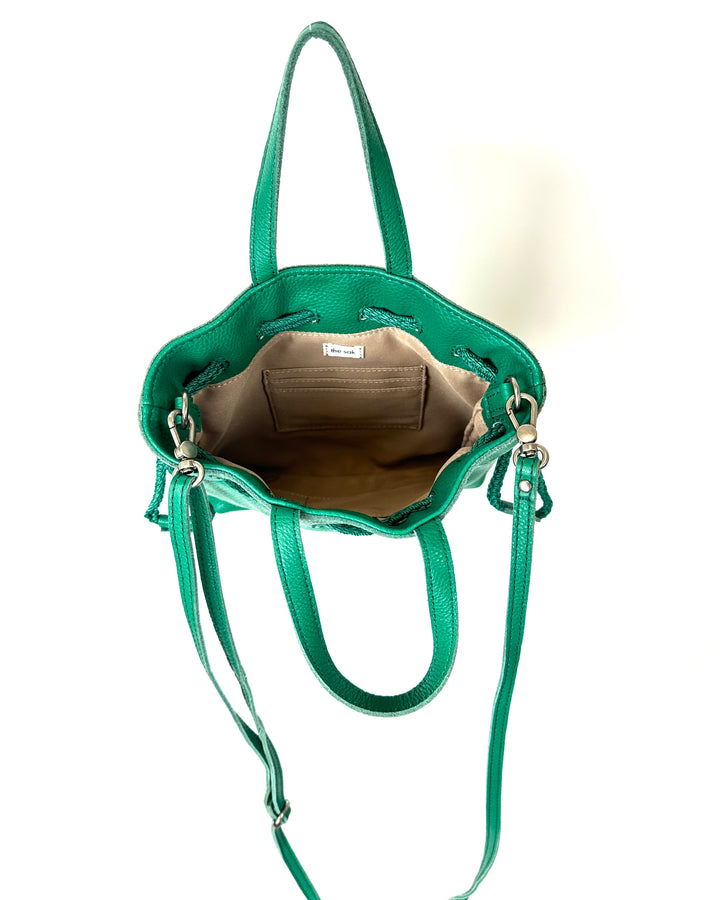 Green Mini Bucket Bag