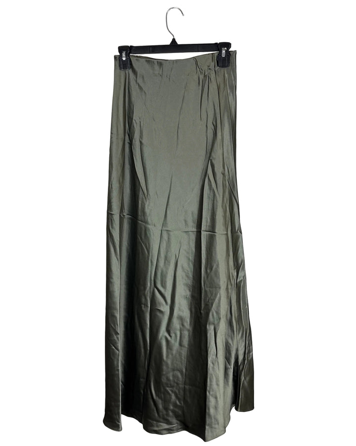Olive Green Skirt - Size 0/2