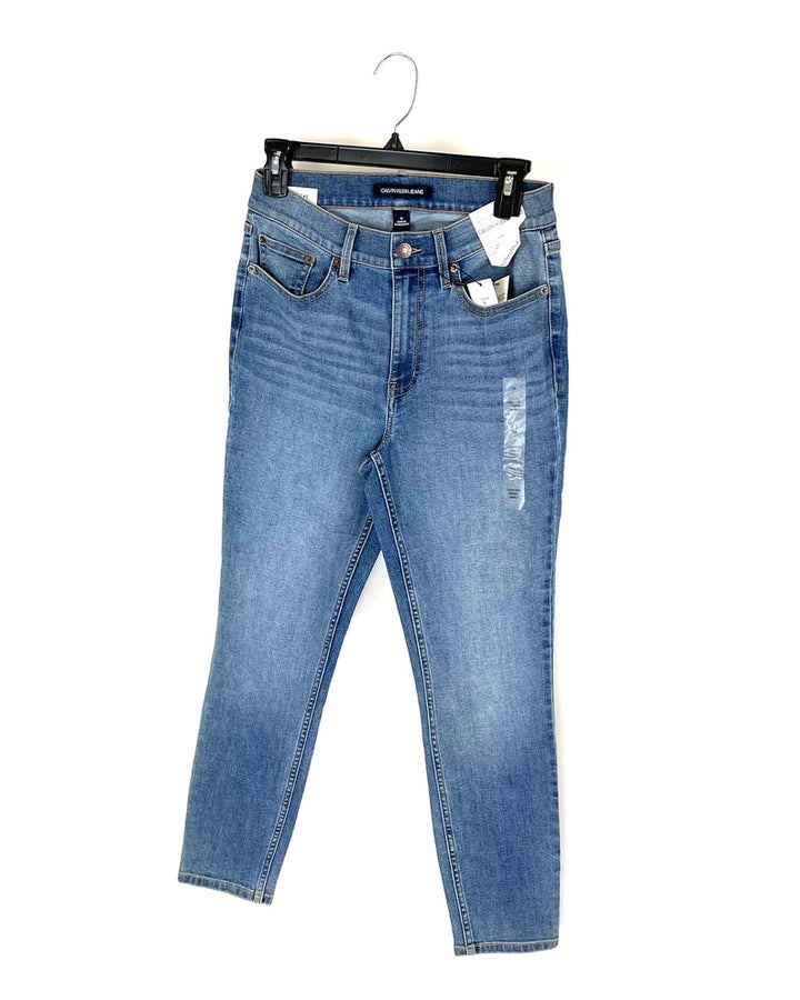 High Rise Skinny Ankle Jeans - Size 28