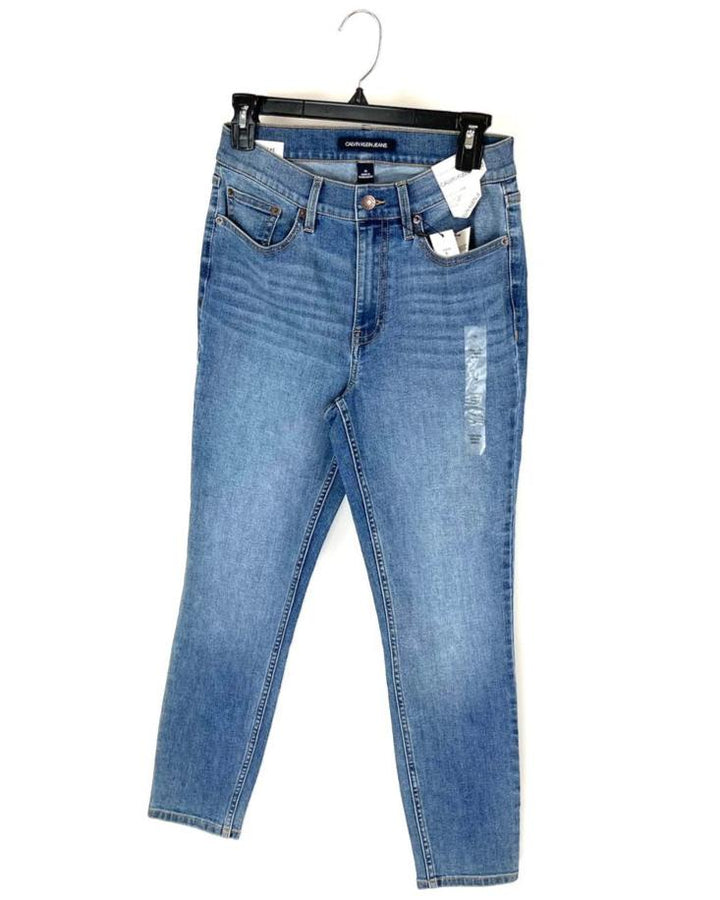 High Rise Skinny Ankle Jeans - Size 28