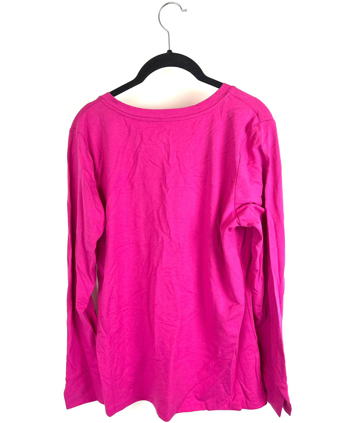 Magenta V-Neck Top- Size 6/8