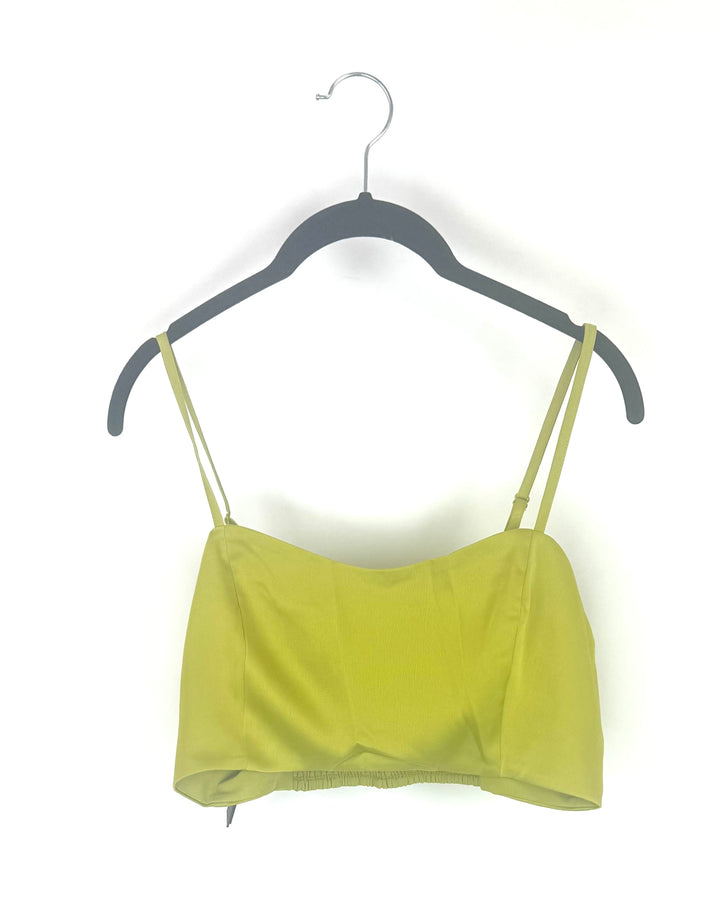 Lime Green Crop Top - Size 2/4, 6/8