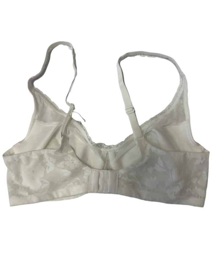 White Floral Underwire Multi Wear Strap Bra - 34C