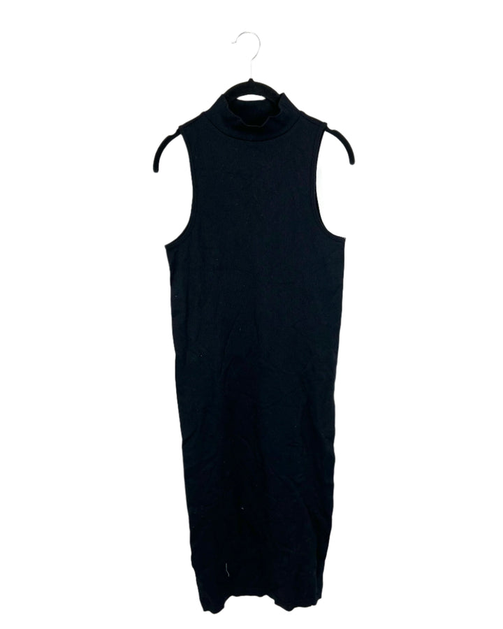 Black Mock Neck Dress - Size 8/10