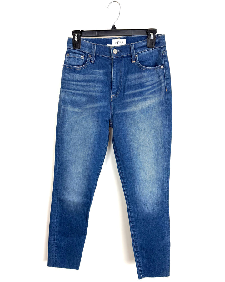 Medium Wash Skinny Jeans - Size 27