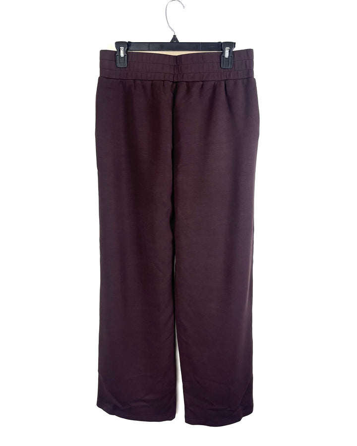 Brown with Gold Side Stripe Pants- Size 6/8