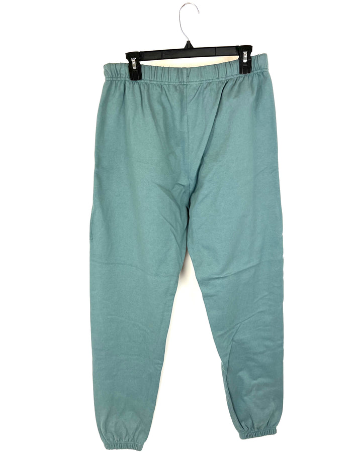MENS Teal Blue Joggers - Medium
